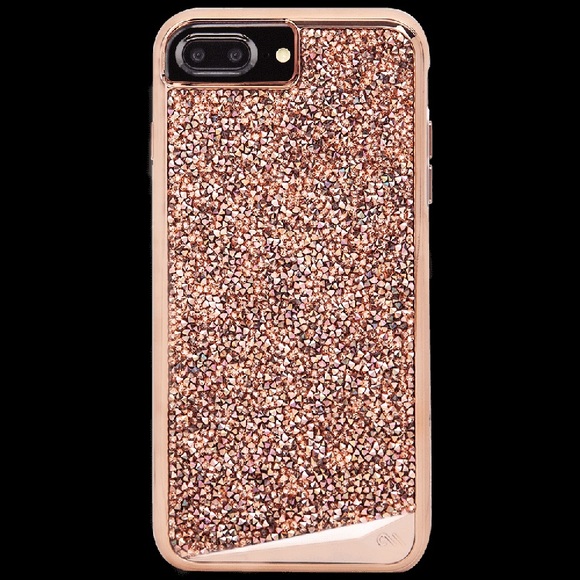 CaseMate iPhone Case Brilliance Tough Rose Gold - Picture 1 of 6